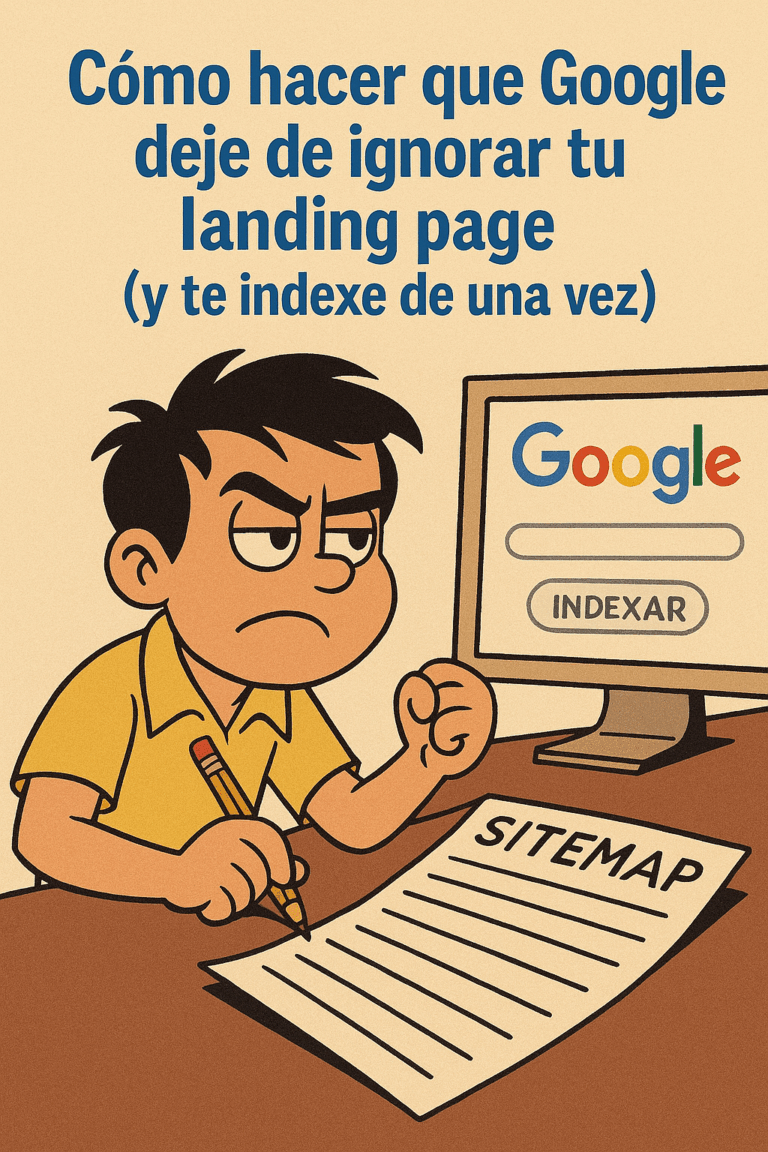 Cómo hacer que Google deje de ignorar tu landing page (y te indexe de una vez)
