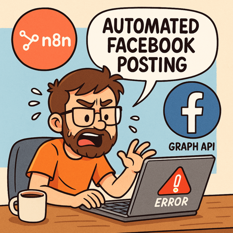 Cómo casi me vuelvo loco conectando Facebook Graph API con n8n (y lo logré al fin)