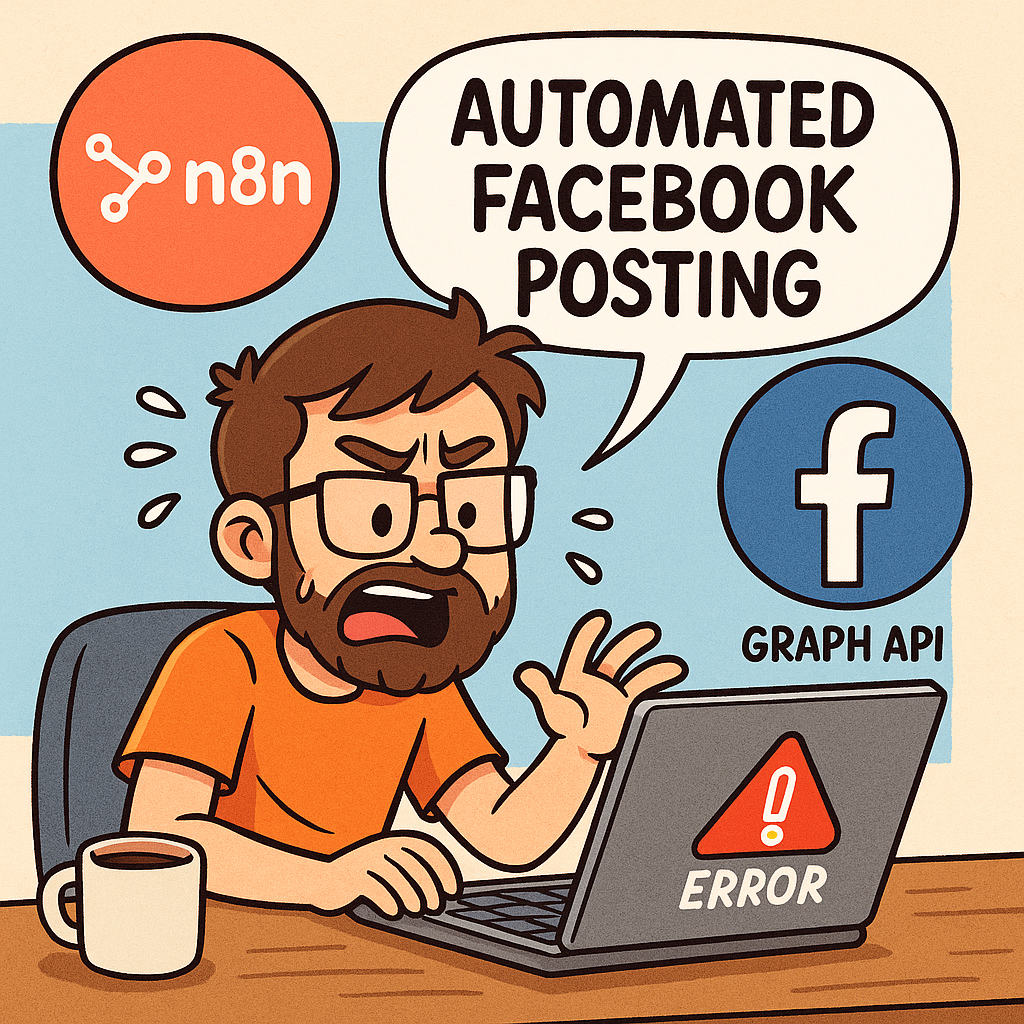 Cómo casi me vuelvo loco conectando Facebook Graph API con n8n (y lo logré al fin)