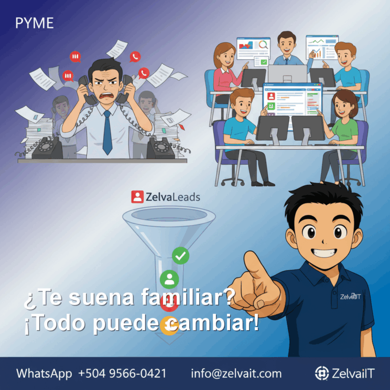 ¿Tus leads están más perdidos que pollo en feria? Conocé ZelvaLeads