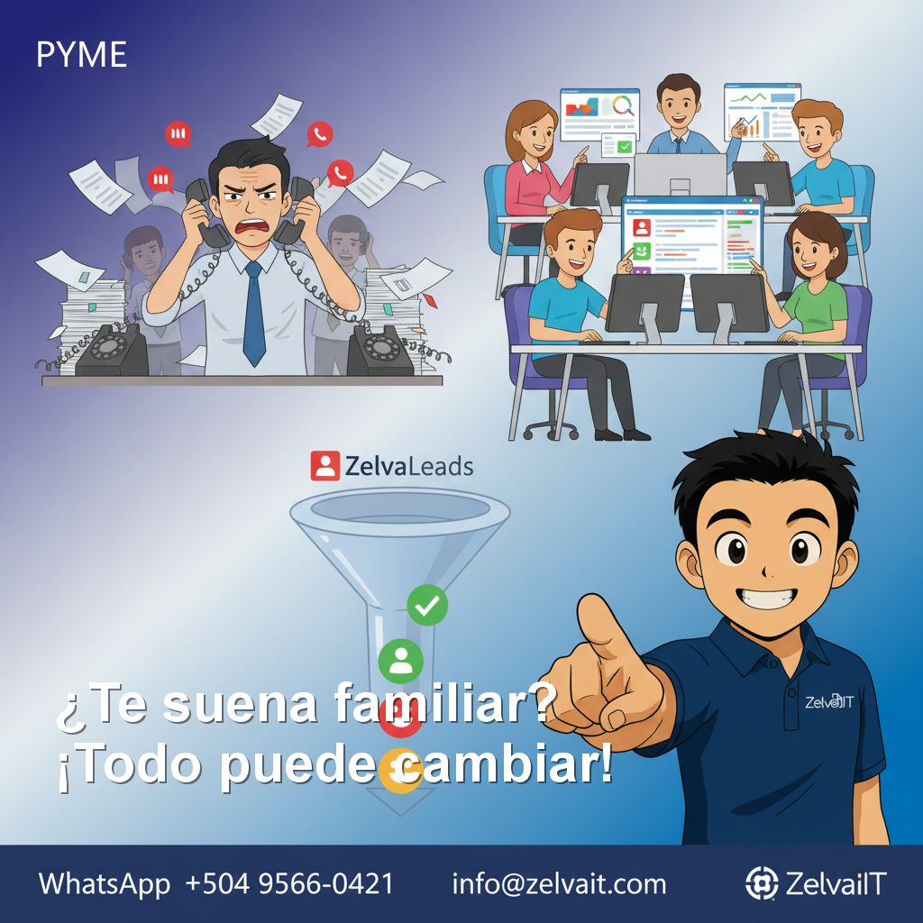 ¿Tus leads están más perdidos que pollo en feria? Conocé ZelvaLeads