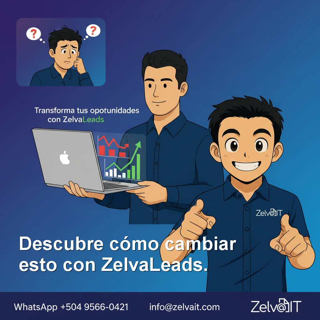 ¿Tus leads se están yendo al caño? ZelvaLeads es la solución que tu empresa sí ocupa