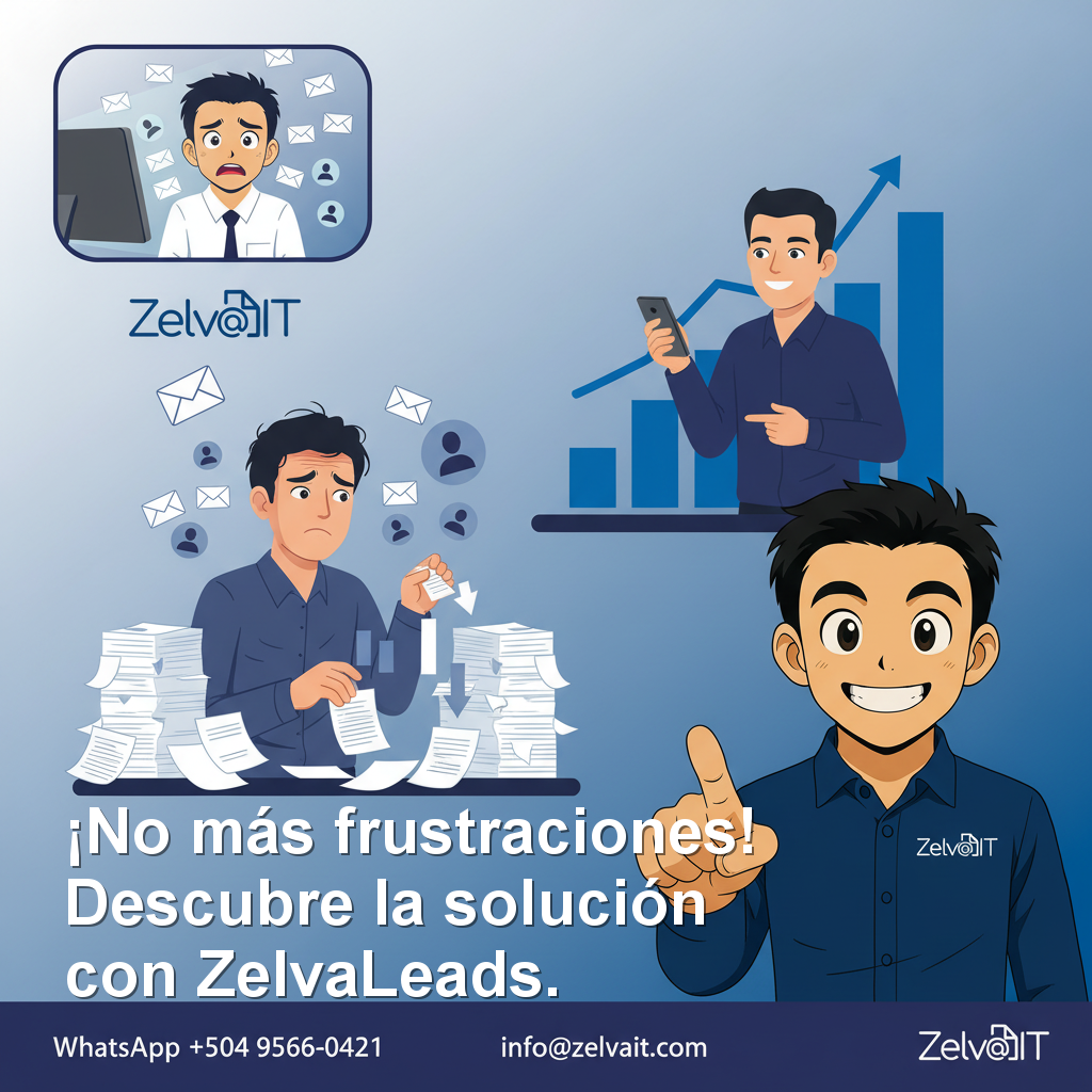 ¿Andás hule de clientes? ZelvaLeads es el machete que te hace falta
