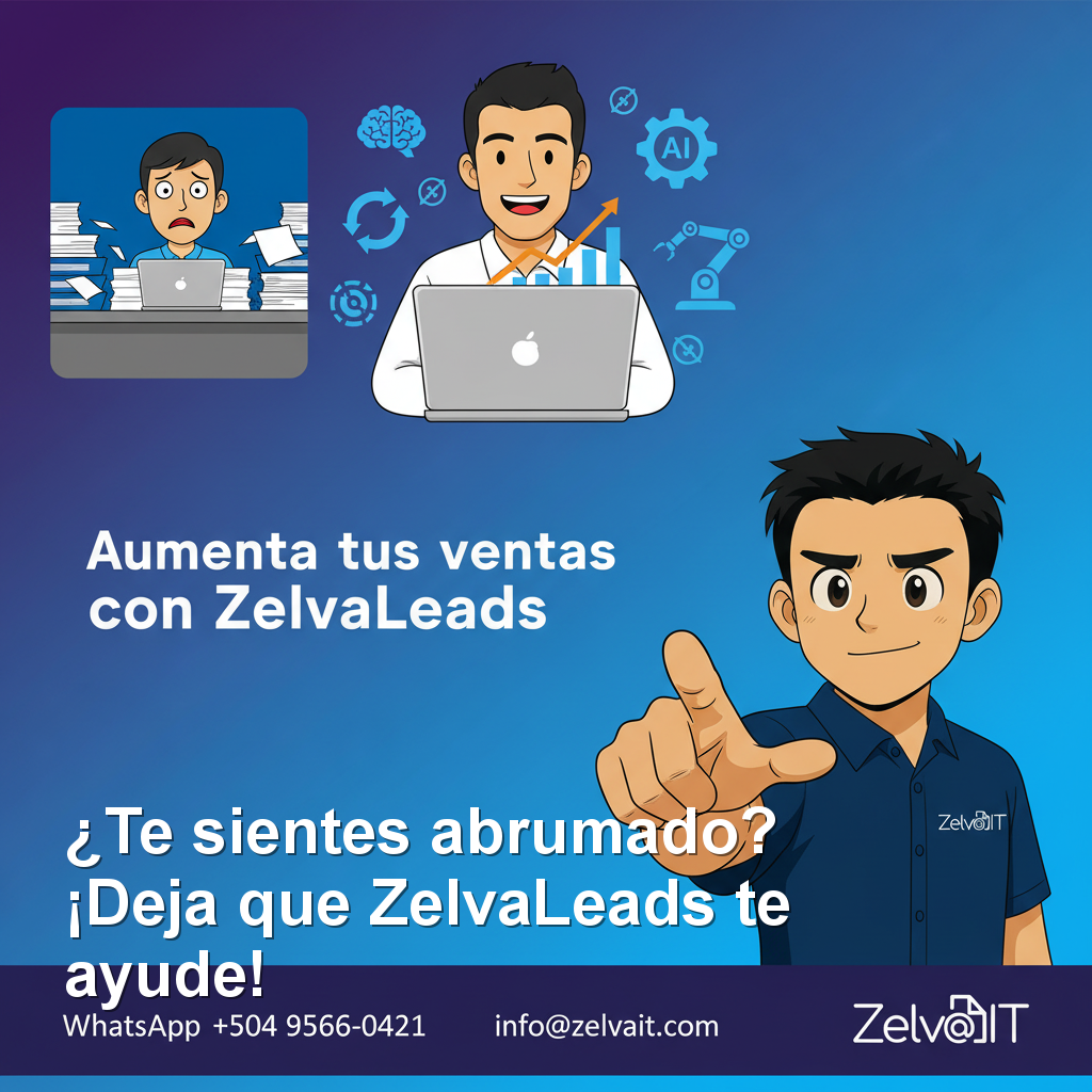 ¿Querés vender más sin volverte loco? Automatizá tu proceso con ZelvaLeads