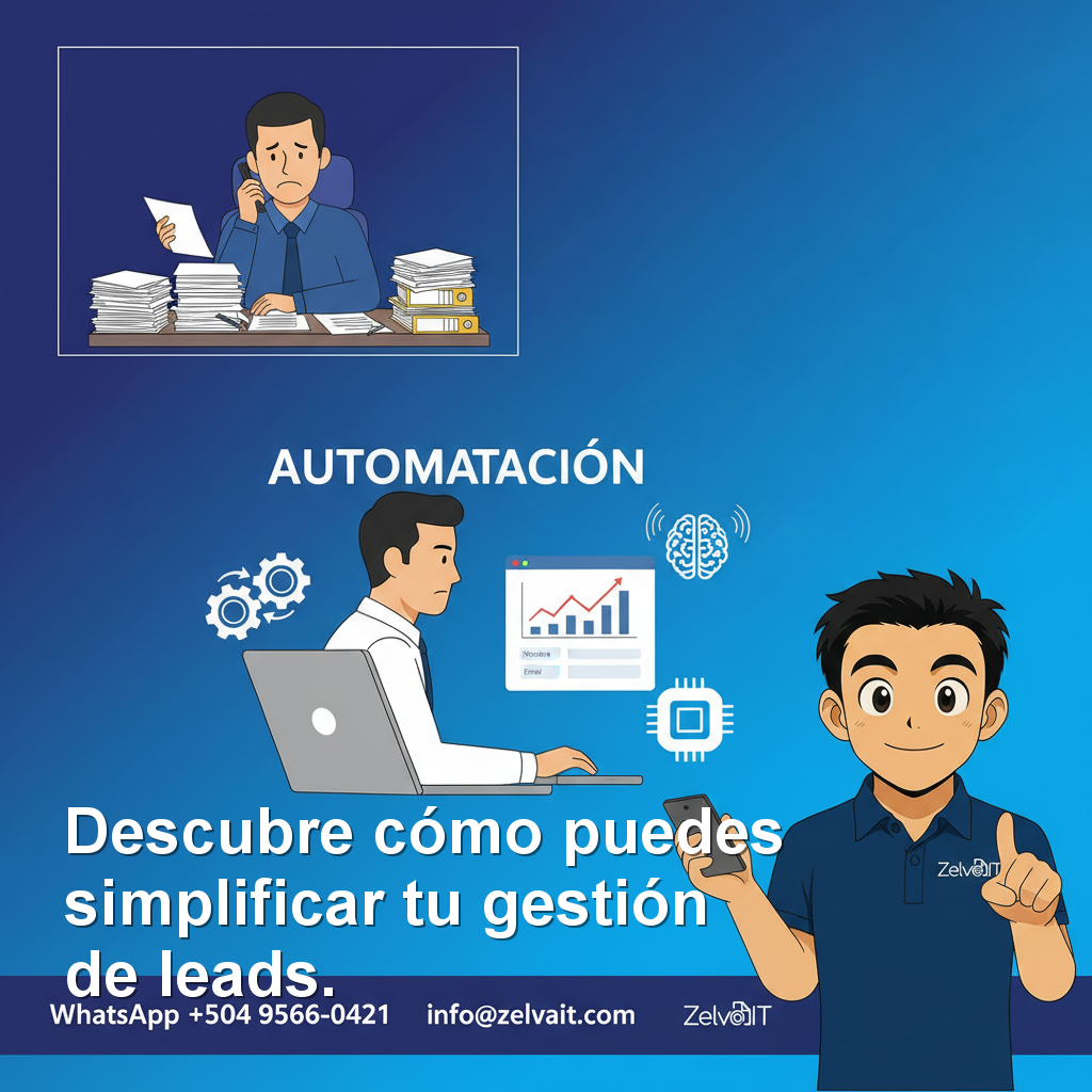 No dejés que tus leads se te vayan como agua entre los dedos: ZelvaLeads al rescate